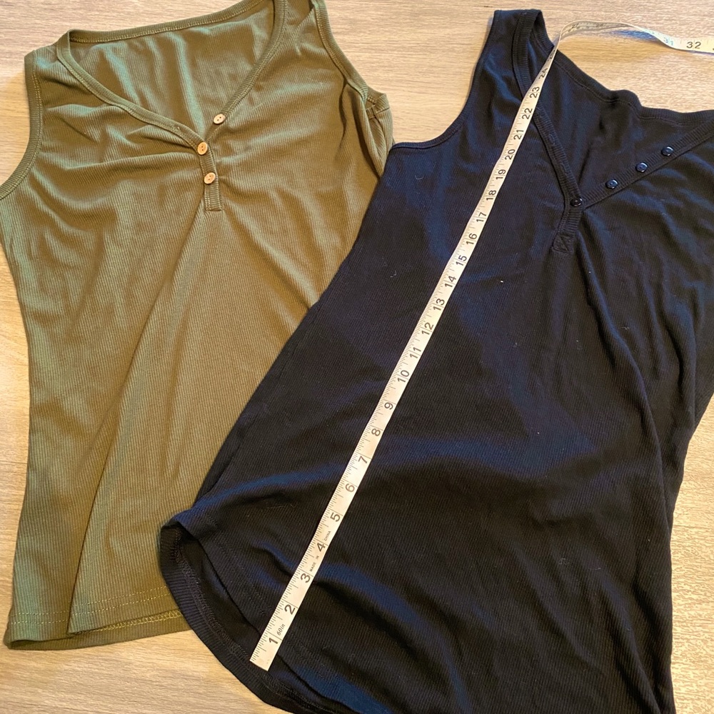 2 tanks with functional buttons